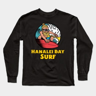 Surfing Kauai Long Sleeve T-Shirt